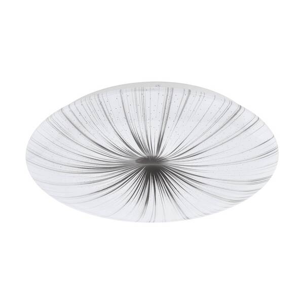LED stropné svietidlo Eglo Nieves, 41 cm biele

