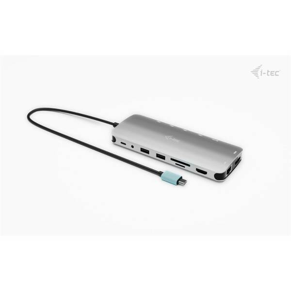 Dokovacia stanica i-tec USB-C Metal Nano 3x Display, 2x HDMI 1x USB-C video, PD 140W 

