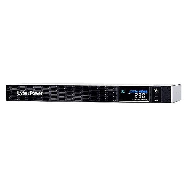 Záložný zdroj CyberPower PFC SineWave LCD GP 700VA/420W, 1U, Rack, hl. 230 mm čierny

