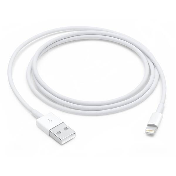Kábel Apple Lightning/USB, 1m (2024) biely

