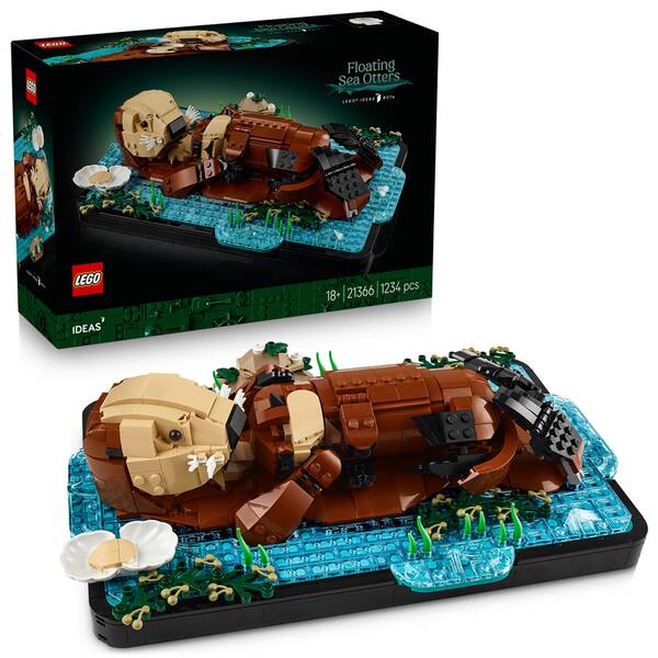 Stavebnica LEGO® Ideas 21366 Plavající mořské vydry 

