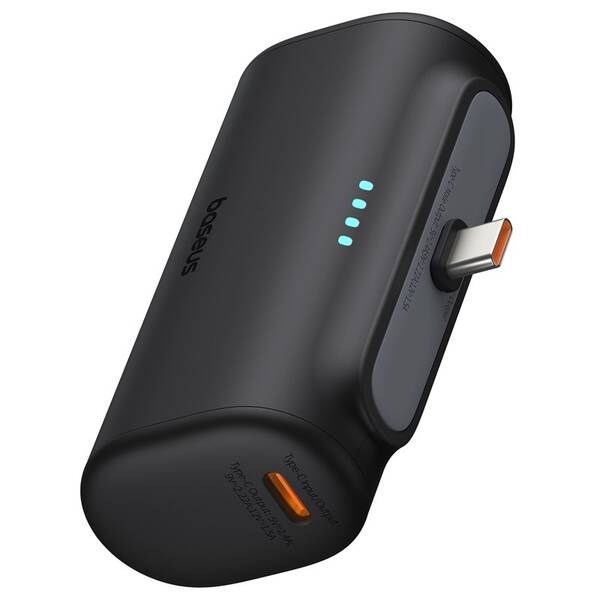 Powerbank Baseus Compact 5000mAh 20W USB-C čierny

