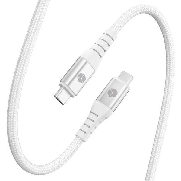 Kábel Sturdo USB-C/USB-C, 240W, 1m biely


