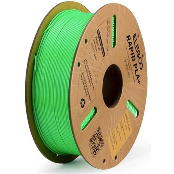 Tlačová struna (filament) Elegoo Rapid PLA+ 1,75mm zelený

