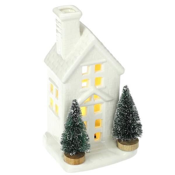 LED dekorácie RETLUX RXL 392, porcelánový domček, 1 LED, 14,8 cm, teplá biela 

