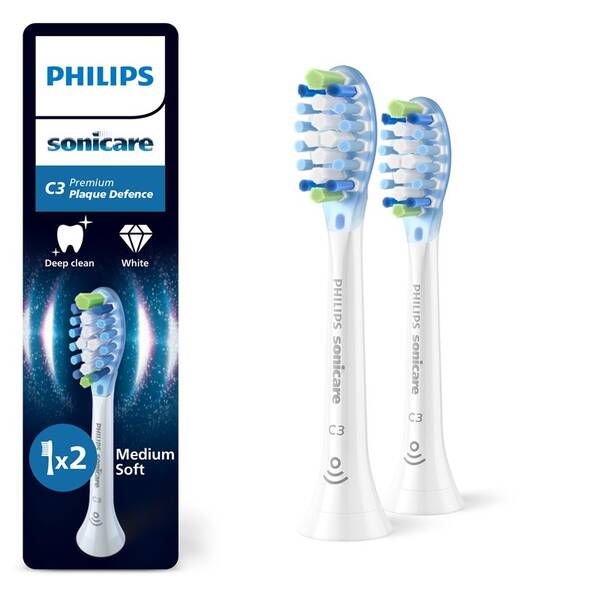 Náhradné hlavice Philips HX9042/87 (2 ks) biela

