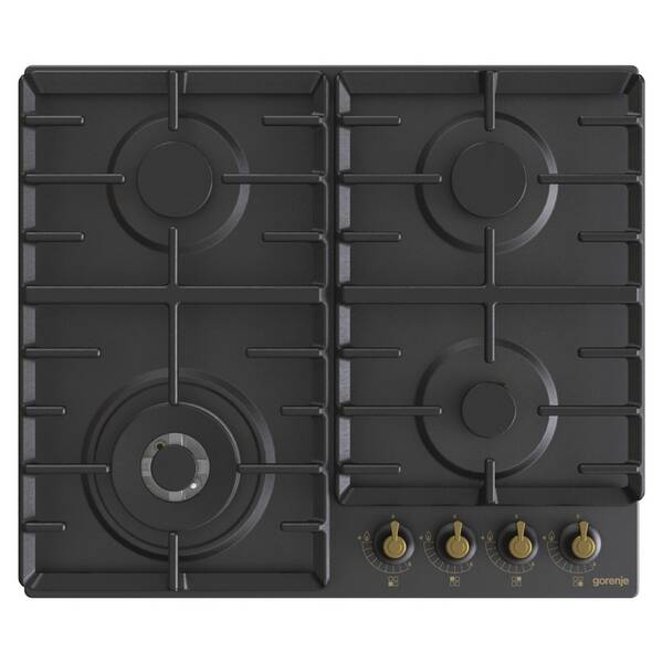 Plynová varná platňa Gorenje GW642CLB WOK čierna

