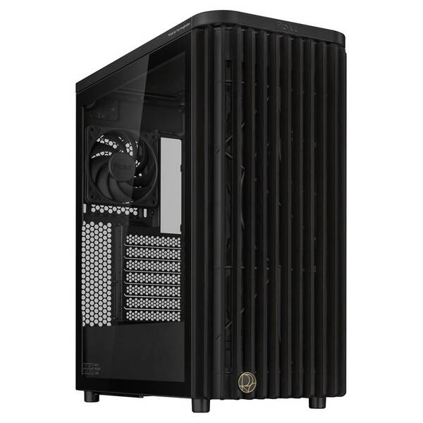 Case Asus PA401 WOOD TG čierna

