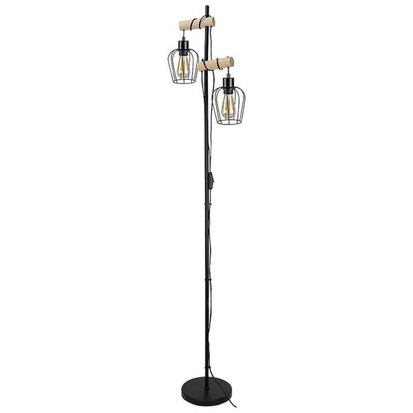 Stojacia lampa Rabalux Fabian 5246 čierna

