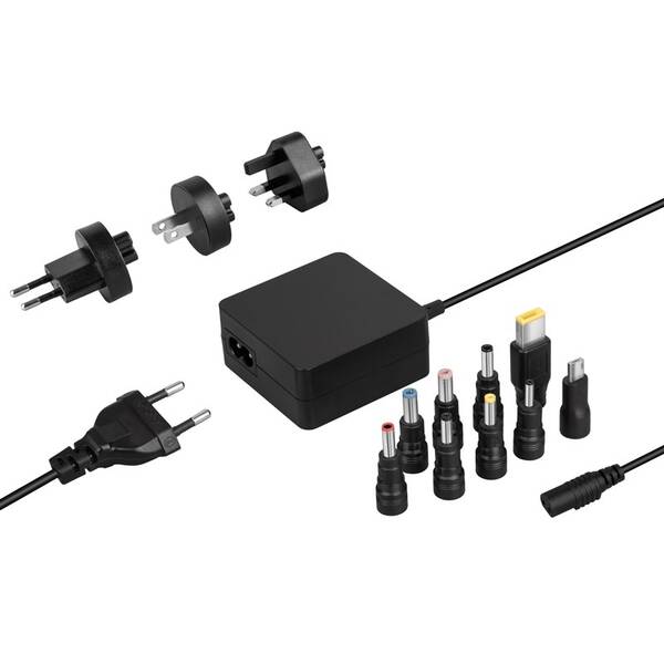 Sieťový adaptér Avacom QuickTIP 45W, univerzálny, EU/US/UK, 9 konektorov 

