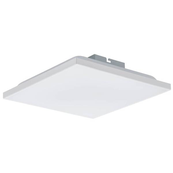 LED stropné svietidlo Eglo Calemar, štvorcové, 28,7 cm biele

