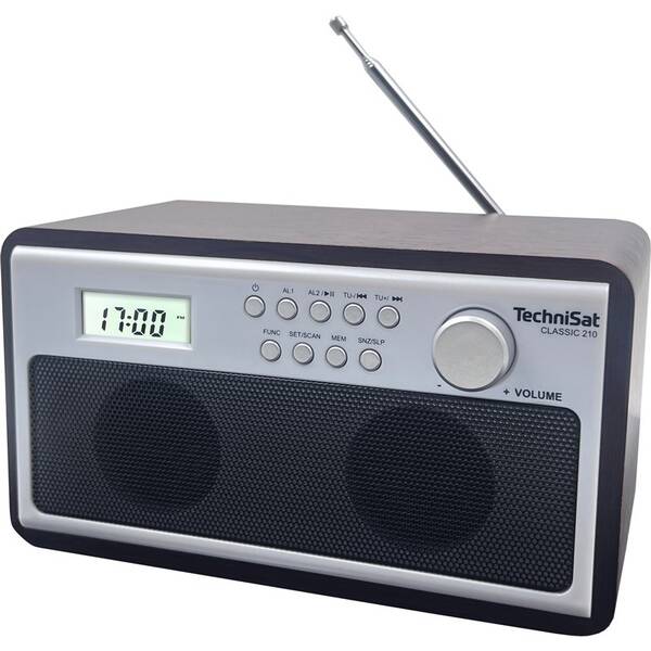 Rádioprijímač TechniSat CLASSIC 210 hnedý

