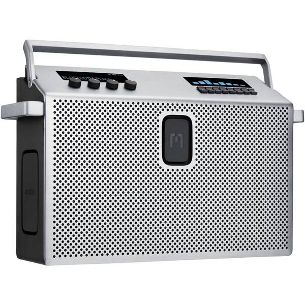Prenosný reproduktor Mondo Speaker Large strieborný

