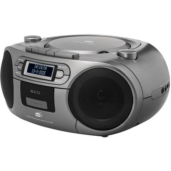 Rádiomagnetofón s DAB+/CD ECG CDR 990 DAB sivý

