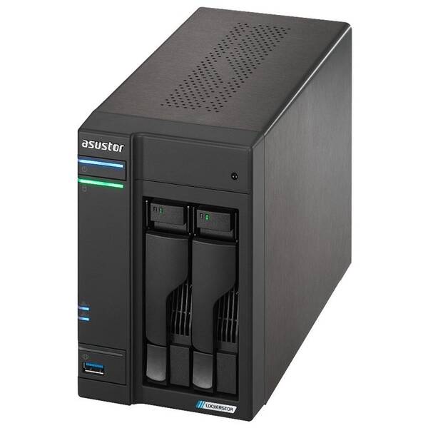 Sieťové úložisko Asustor Lockerstor 2 Gen2+ AS6702T v2 čierne

