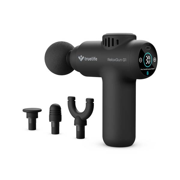 Masážna pištoľ TrueLife RelaxGun G1 čierna

