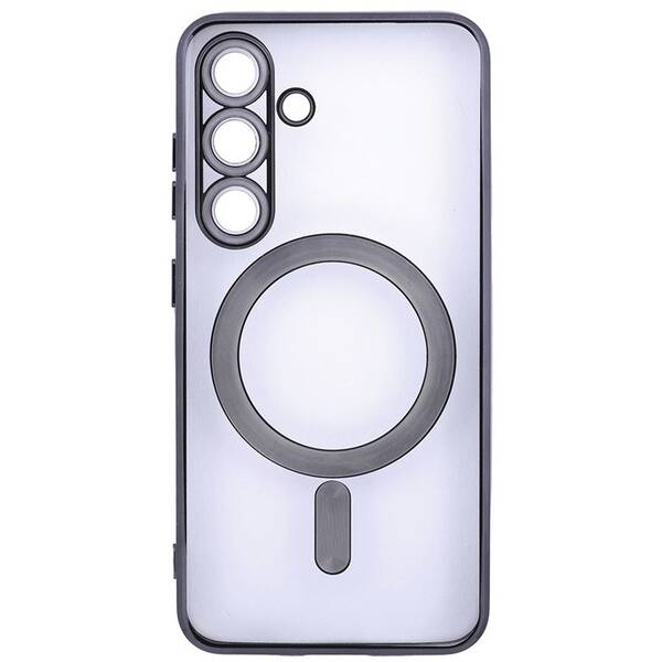Kryt na mobil WG Magic Eye Magnet na Samsung Galaxy A57 5G čierny/priehľadný

