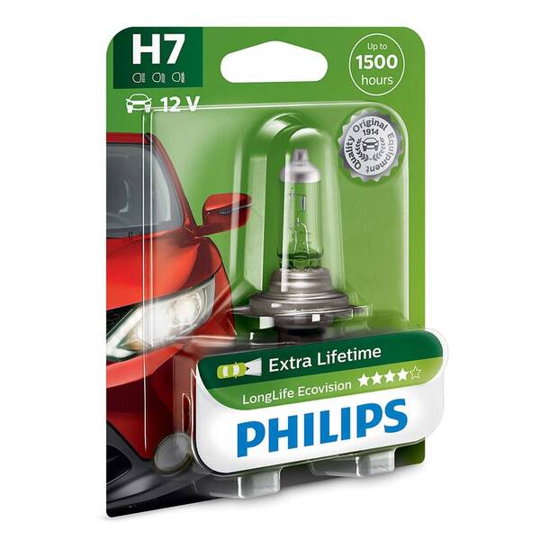 Autožiarovka Philips LongLife EcoVision H7 (1 ks) 


