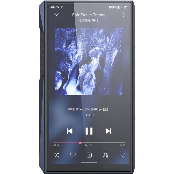 HiFi prenosný digitálny prehrávač FiiO M23 modrý

