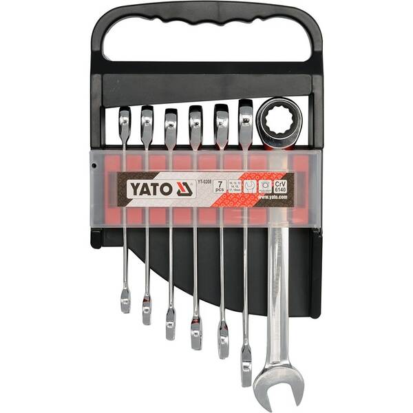 Sada očkoplochých kľúčov YATO YT-0208 (7 ks) 

