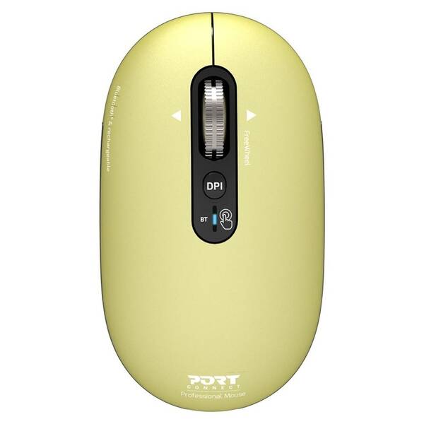 Myš PORT CONNECT Pure MAC žltá


