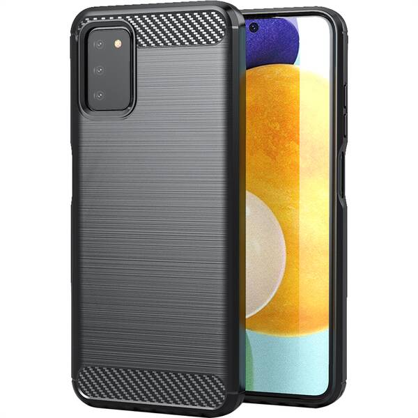 Kryt na mobil WG Carbon na Samsung Galaxy A03s čierny

