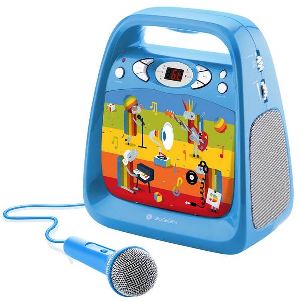 CD prehrávač GoGEN DÉČKO KARAOKE B modrý

