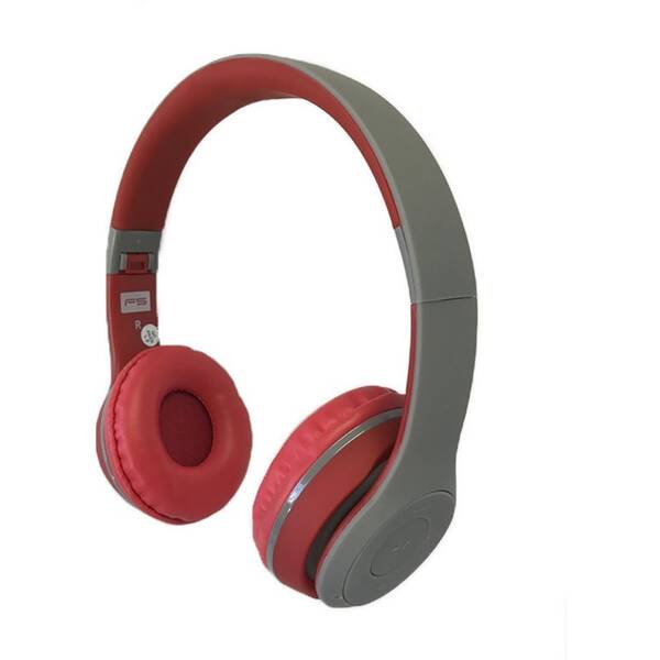 Headset Omega Freestyle BT sivý/červený

