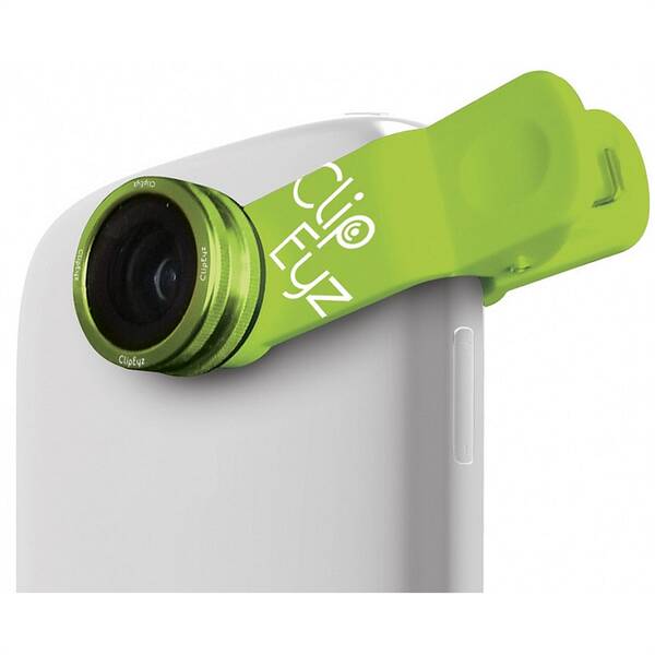 Objektív ClipEyz Mini Fisheye na mobil zelený

