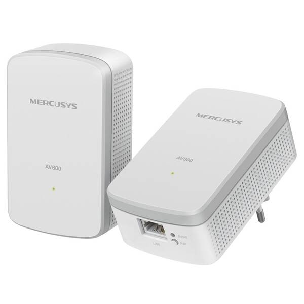 Sieťový rozvod LAN po 230V Mercusys MP300 AV600 KIT biele

