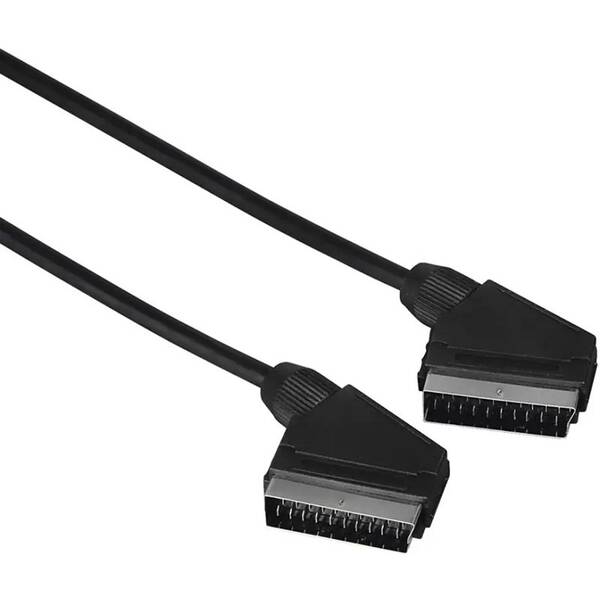 Kábel Hama SCART / SCART, 1,5m čierny

