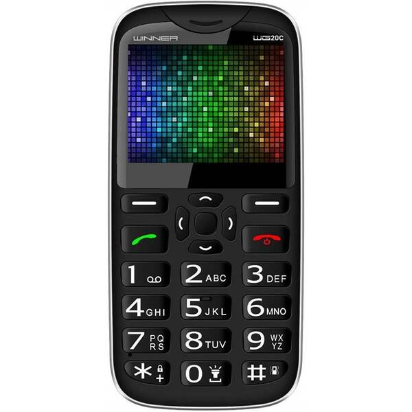 Mobilný telefón Winner WG20 C 4G čierny

