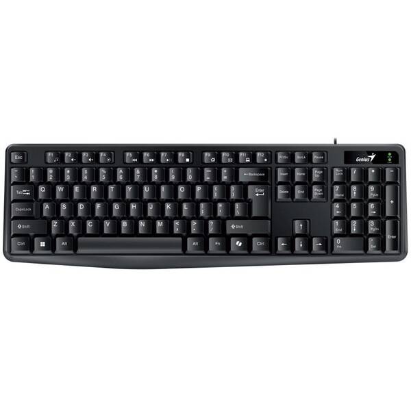Klávesnica Genius KB-117, drôtová, copilot, USB, CZ+SK layout čierna

