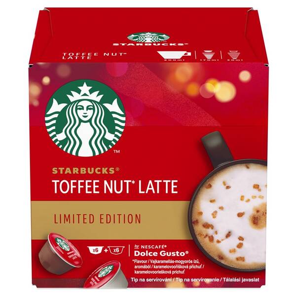 Kapsuly pre espressá Starbucks Toffee Nut Latte (12 ks) 

