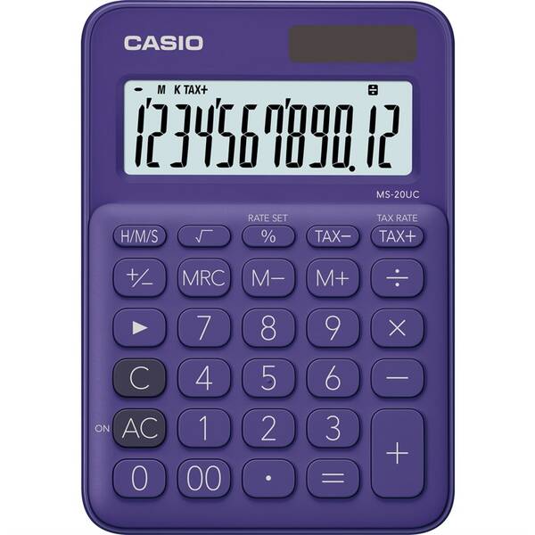 Kalkulačka Casio MS 20 UC PL fialová

