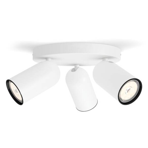 Bodové svietidlo Philips Pongee, 3xGU10 biele


