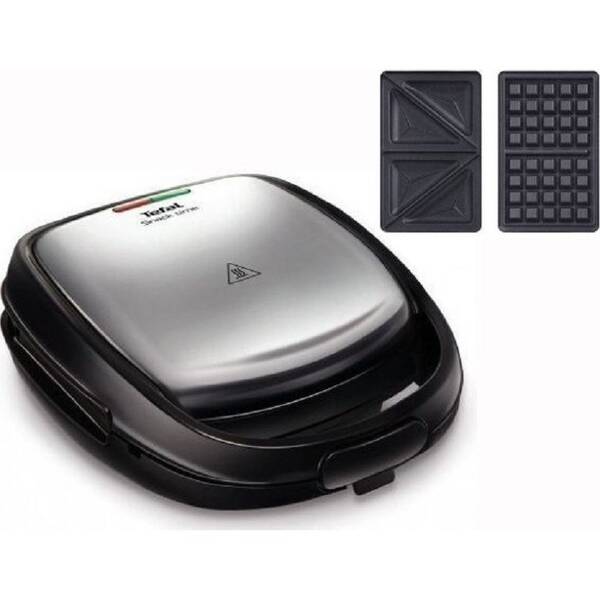 Sendvičovač Tefal SNACK TIME SW342D38 čierny/chróm

