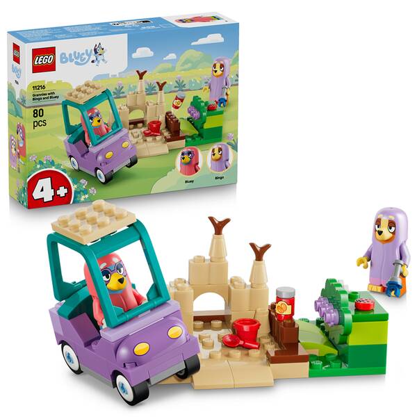Stavebnica LEGO® Bluey 11216 Babičky s Bingo a Bluey 

