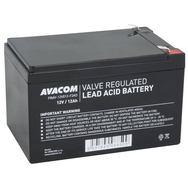 Olovený akumulátor Avacom 12V 12Ah F2 DeepCycle 

