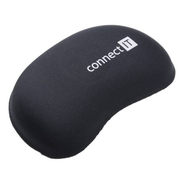 Opierka zápästia Connect IT pred myš čierna


