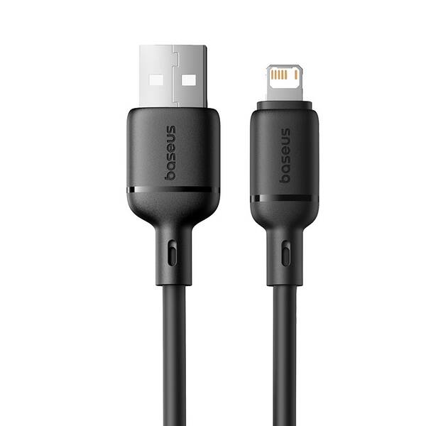 Kábel Baseus Silky USB/Lightning 1m 2.4A čierny

