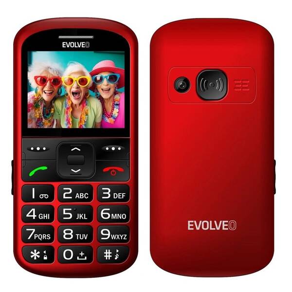 Mobilný telefón Evolveo EasyPhone XS červený

