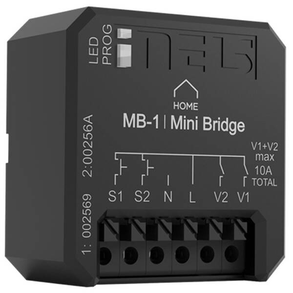 Wi-Fi relé INELS Mini Bridge čierny

