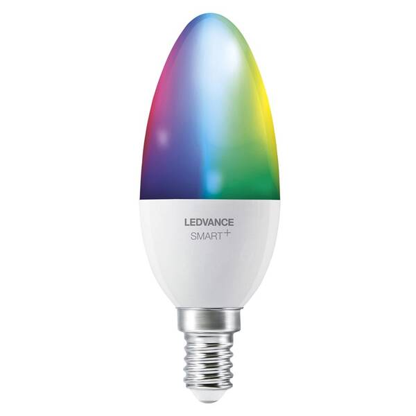Inteligentná žiarovka LEDVANCE SMART+ WiFi Candle Multicolour 5W E14 

