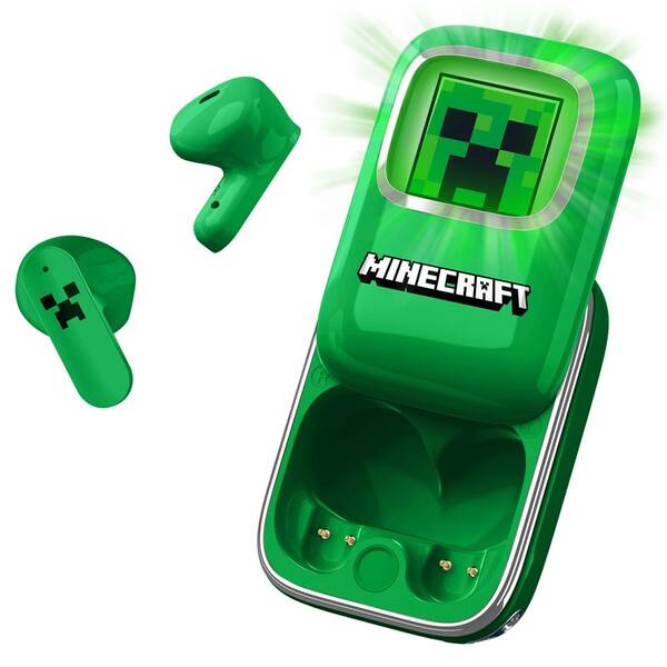 Slúchadlá OTL Technologies Minecraft Creeper Slide TWS zelená

