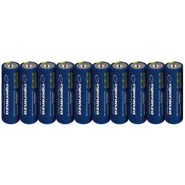Batéria alkalická Esperanza EZB112 LR06 AA (10 ks) 

