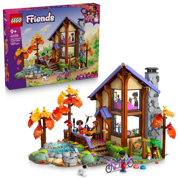 Stavebnica LEGO® Friends 42705 Útulná chata v jesennom lese 

