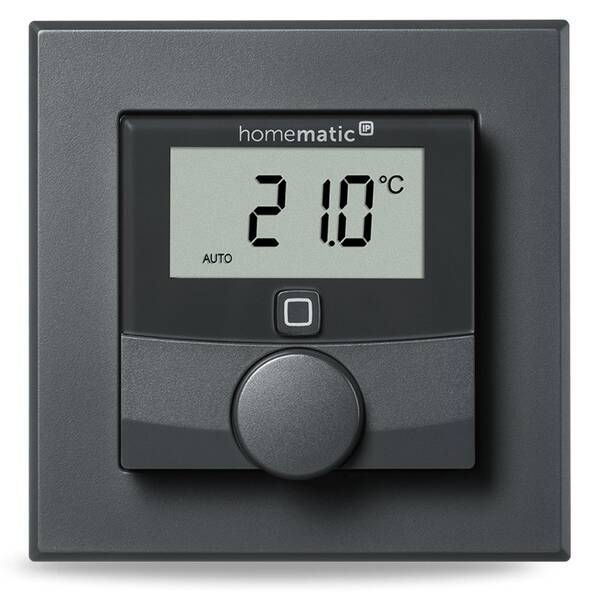Termostat Homematic IP so senzorom vlhkosti, nástenný 

