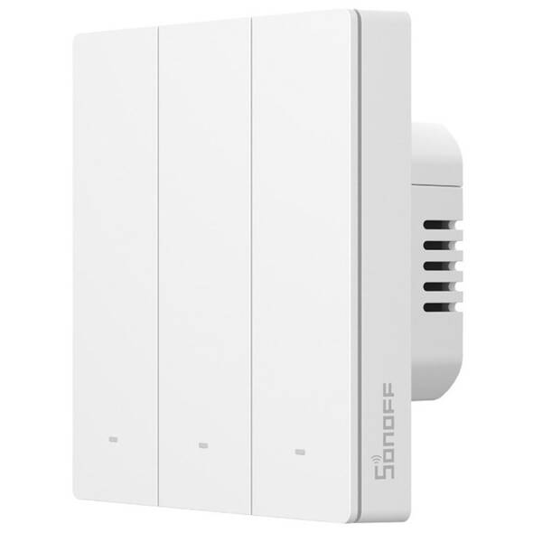 Vypínač Sonoff Smart M5-3C-86W WiFi Matter (3-channel) biely

