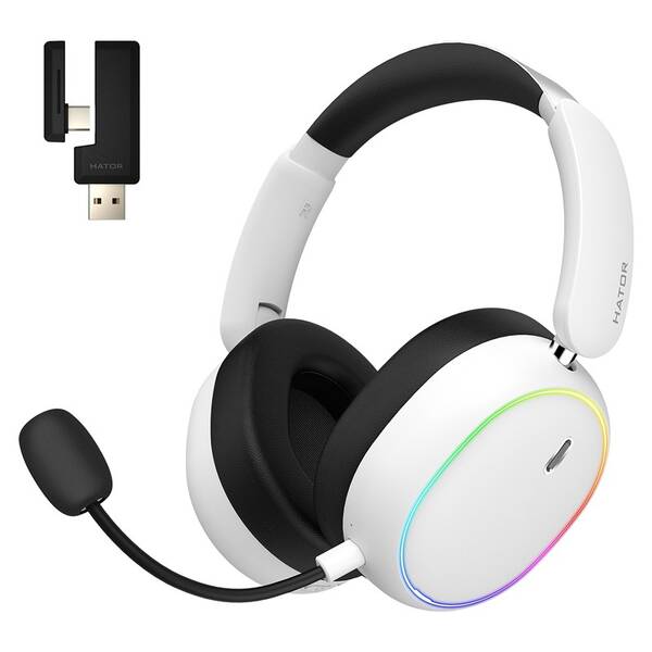 Headset HATOR Phoenix 2 biely

